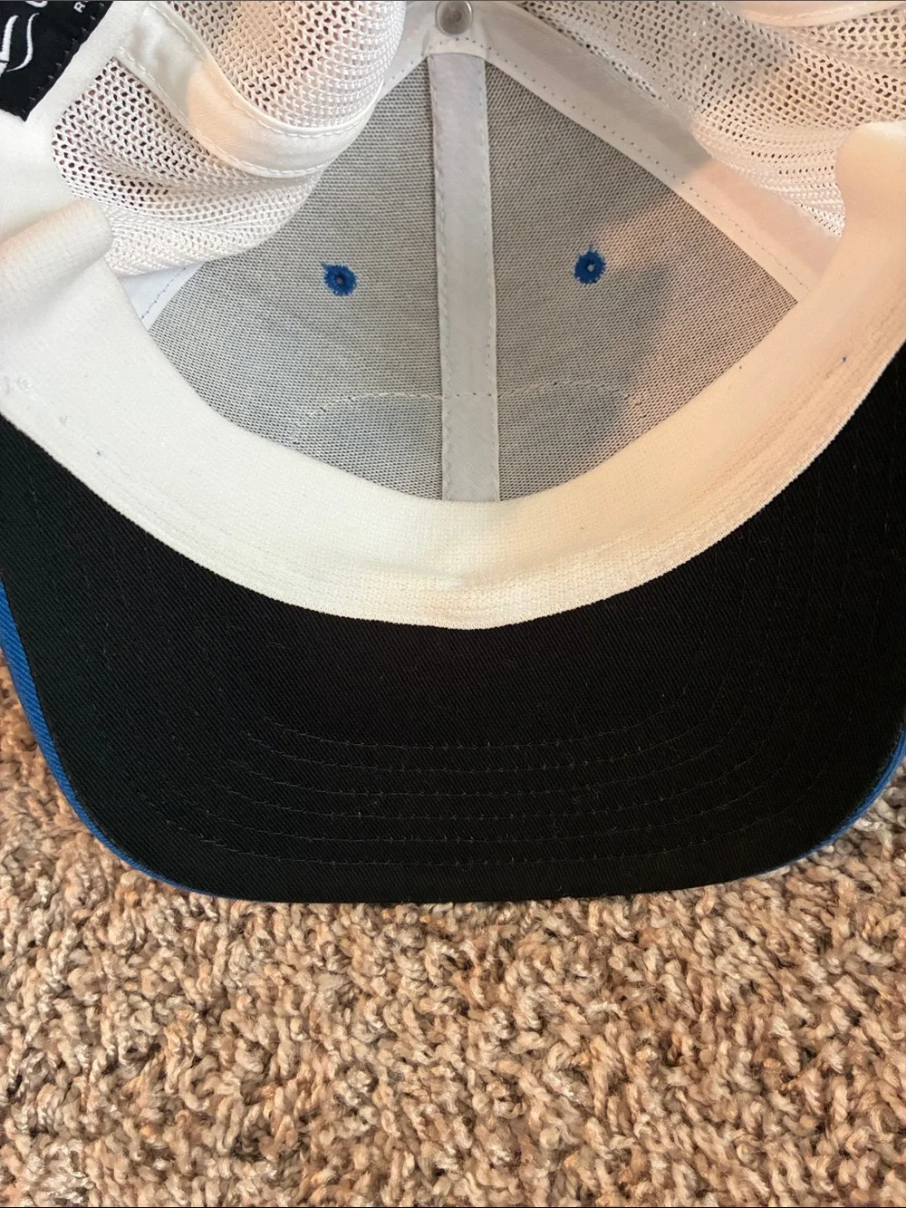 Cannon Ballers Blue & White Mesh SnapBack Trucker Hat